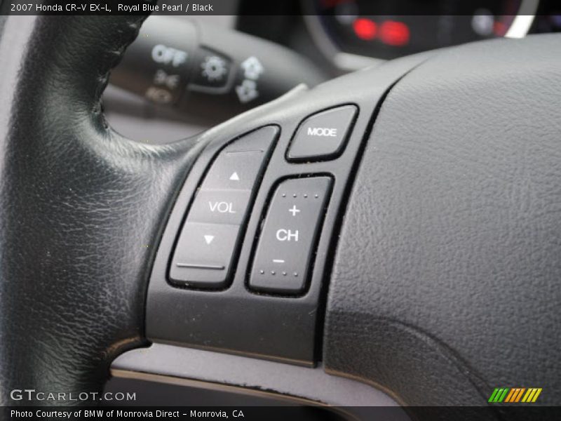 Royal Blue Pearl / Black 2007 Honda CR-V EX-L
