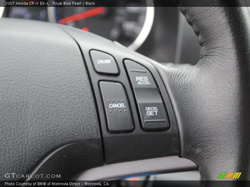 Royal Blue Pearl / Black 2007 Honda CR-V EX-L