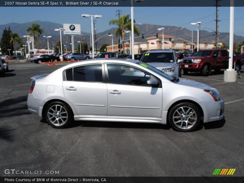 Brilliant Silver / SE-R Charcoal 2007 Nissan Sentra SE-R Spec V