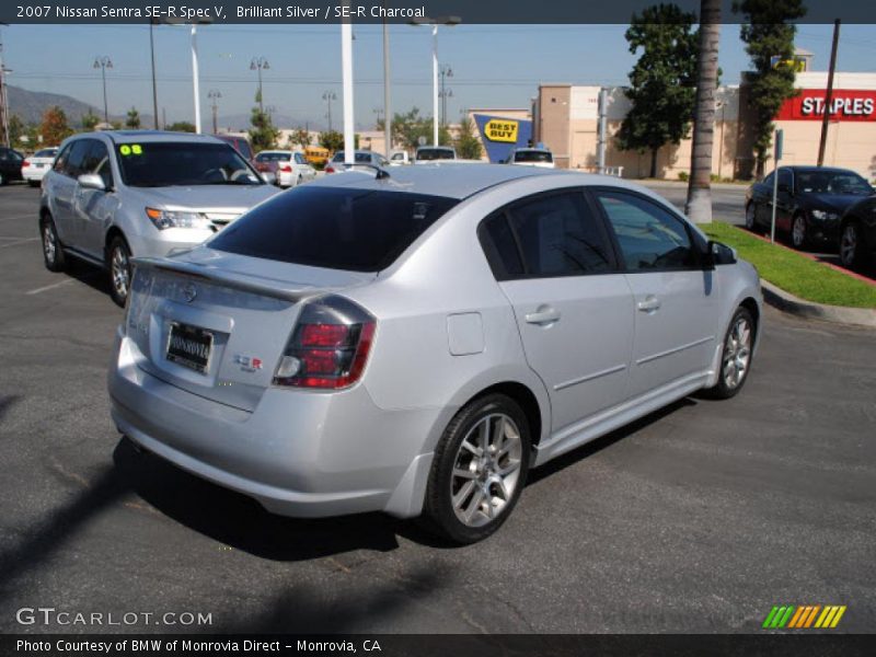 Brilliant Silver / SE-R Charcoal 2007 Nissan Sentra SE-R Spec V