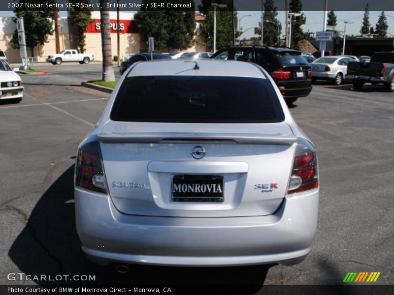 Brilliant Silver / SE-R Charcoal 2007 Nissan Sentra SE-R Spec V