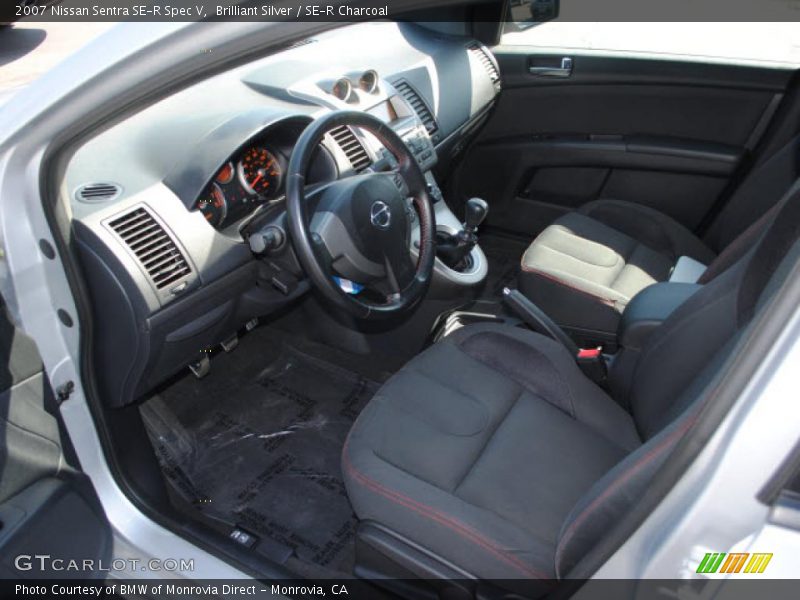  2007 Sentra SE-R Spec V SE-R Charcoal Interior