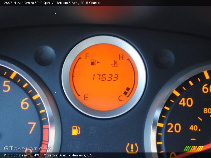 Brilliant Silver / SE-R Charcoal 2007 Nissan Sentra SE-R Spec V