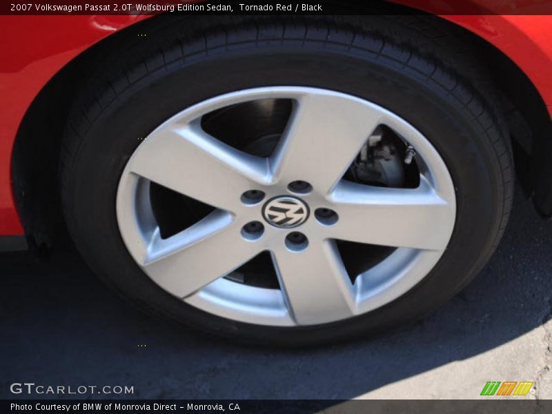 Tornado Red / Black 2007 Volkswagen Passat 2.0T Wolfsburg Edition Sedan