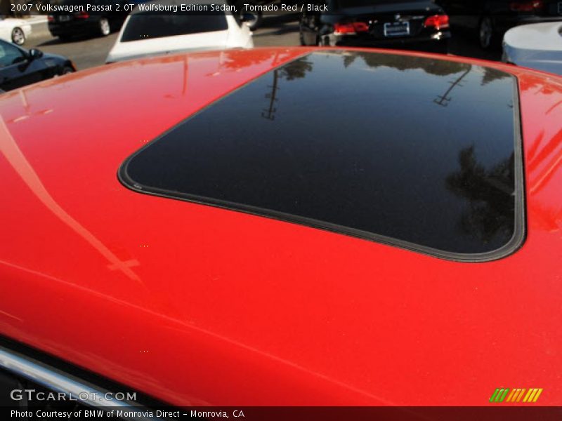 Tornado Red / Black 2007 Volkswagen Passat 2.0T Wolfsburg Edition Sedan
