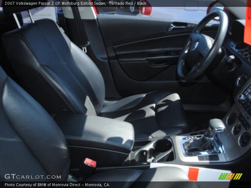 Tornado Red / Black 2007 Volkswagen Passat 2.0T Wolfsburg Edition Sedan