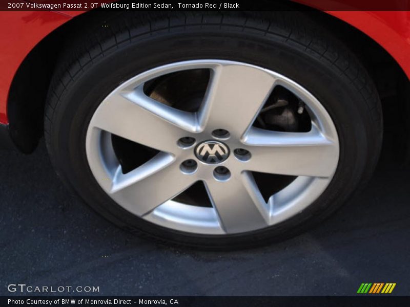 Tornado Red / Black 2007 Volkswagen Passat 2.0T Wolfsburg Edition Sedan