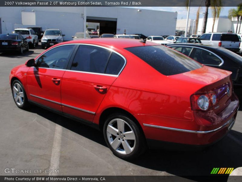 Tornado Red / Black 2007 Volkswagen Passat 2.0T Wolfsburg Edition Sedan
