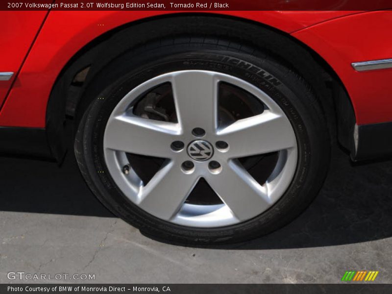 Tornado Red / Black 2007 Volkswagen Passat 2.0T Wolfsburg Edition Sedan