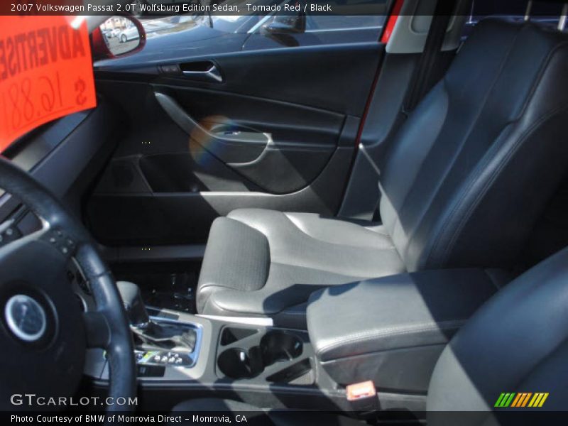 Tornado Red / Black 2007 Volkswagen Passat 2.0T Wolfsburg Edition Sedan