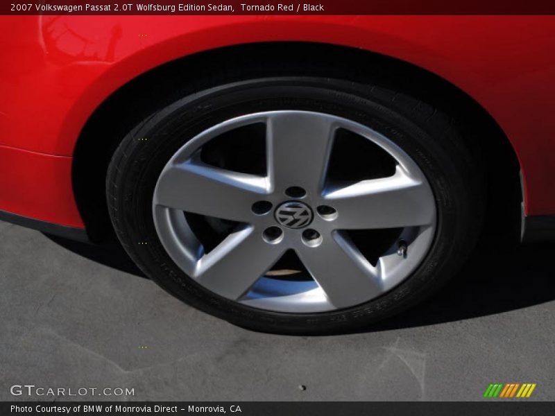 Tornado Red / Black 2007 Volkswagen Passat 2.0T Wolfsburg Edition Sedan