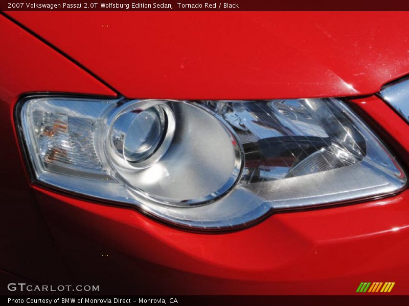 Tornado Red / Black 2007 Volkswagen Passat 2.0T Wolfsburg Edition Sedan