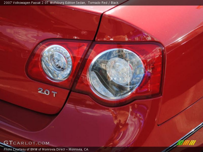 Tornado Red / Black 2007 Volkswagen Passat 2.0T Wolfsburg Edition Sedan