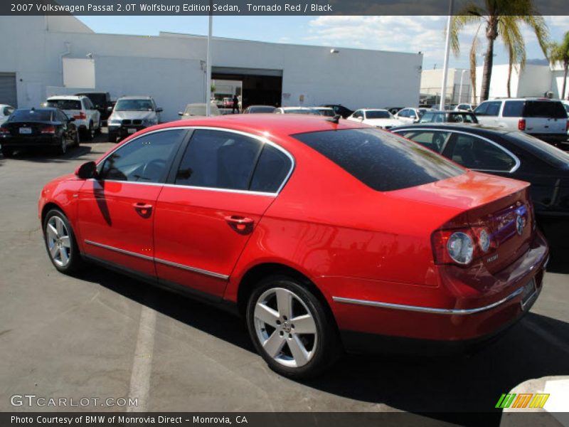 Tornado Red / Black 2007 Volkswagen Passat 2.0T Wolfsburg Edition Sedan