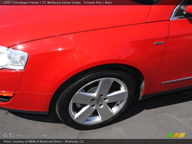Tornado Red / Black 2007 Volkswagen Passat 2.0T Wolfsburg Edition Sedan