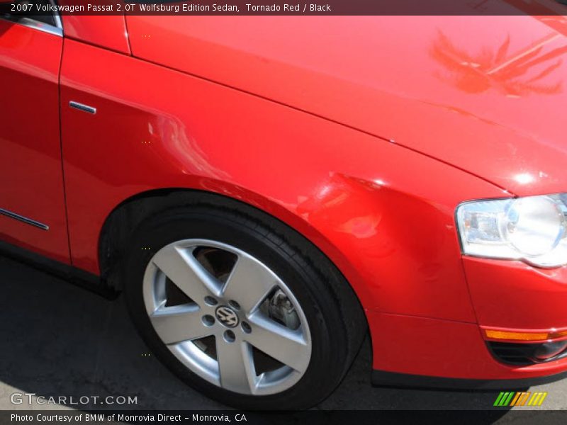 Tornado Red / Black 2007 Volkswagen Passat 2.0T Wolfsburg Edition Sedan