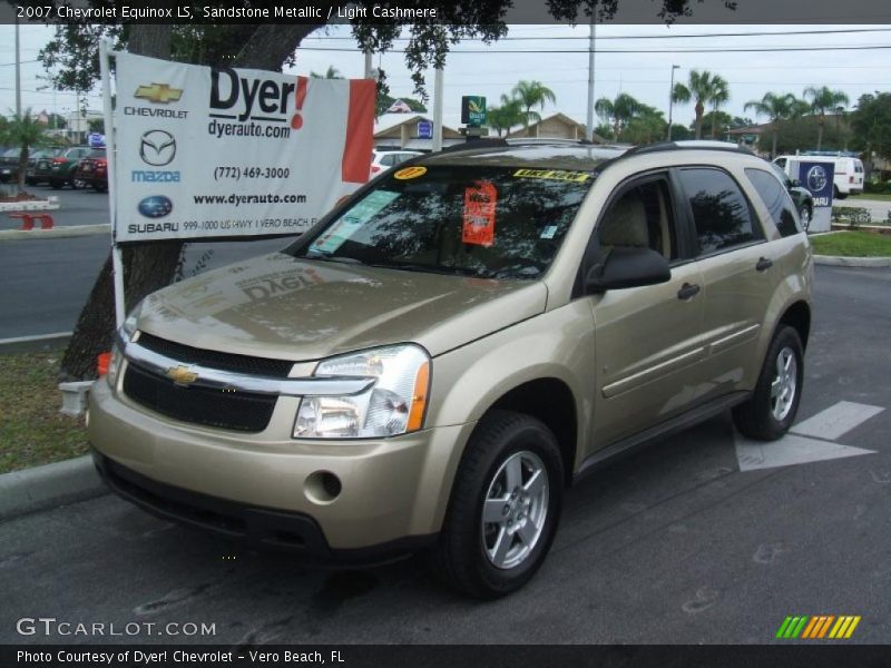 Sandstone Metallic / Light Cashmere 2007 Chevrolet Equinox LS
