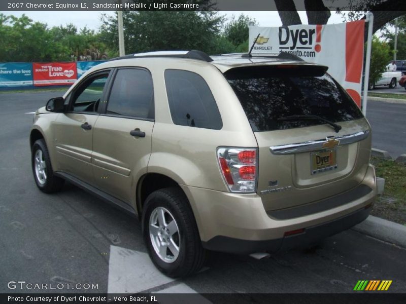 Sandstone Metallic / Light Cashmere 2007 Chevrolet Equinox LS
