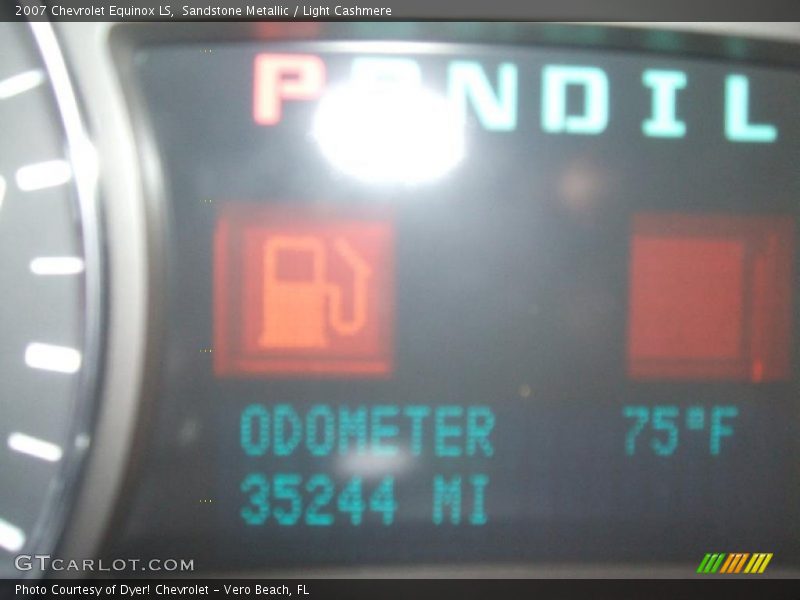 Sandstone Metallic / Light Cashmere 2007 Chevrolet Equinox LS