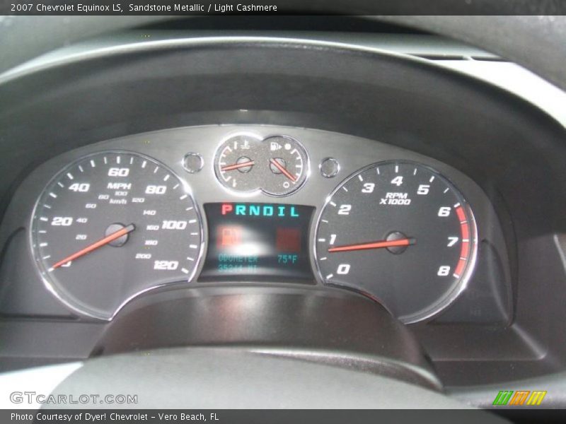 Sandstone Metallic / Light Cashmere 2007 Chevrolet Equinox LS