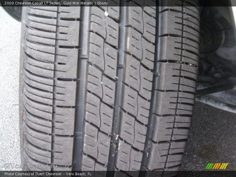 Gold Mist Metallic / Ebony 2009 Chevrolet Cobalt LT Sedan