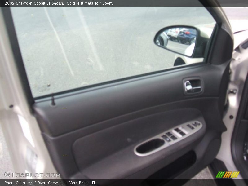 Gold Mist Metallic / Ebony 2009 Chevrolet Cobalt LT Sedan