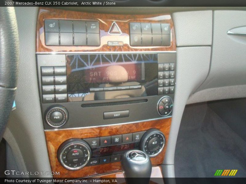 Arctic White / Stone 2007 Mercedes-Benz CLK 350 Cabriolet