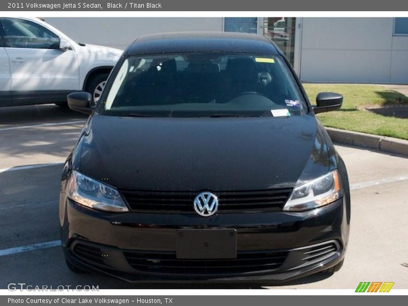 Black / Titan Black 2011 Volkswagen Jetta S Sedan