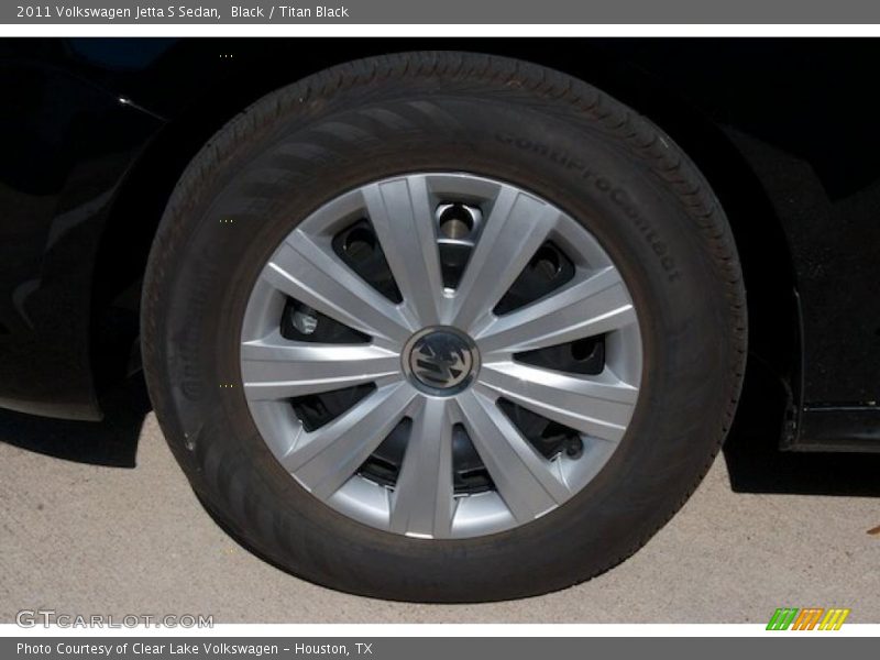 Black / Titan Black 2011 Volkswagen Jetta S Sedan