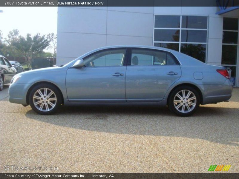 Blue Mirage Metallic / Ivory 2007 Toyota Avalon Limited