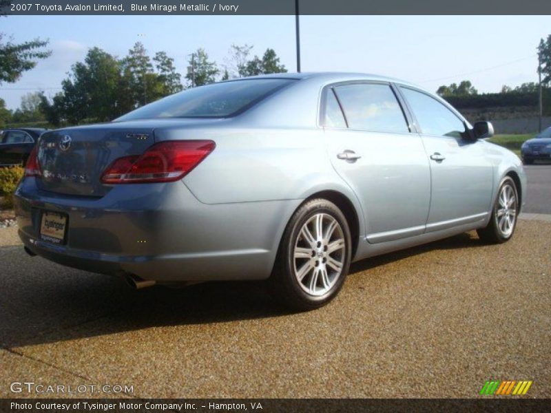 Blue Mirage Metallic / Ivory 2007 Toyota Avalon Limited