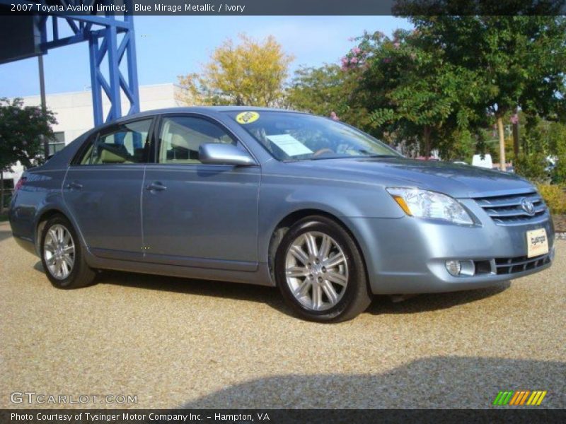 Blue Mirage Metallic / Ivory 2007 Toyota Avalon Limited