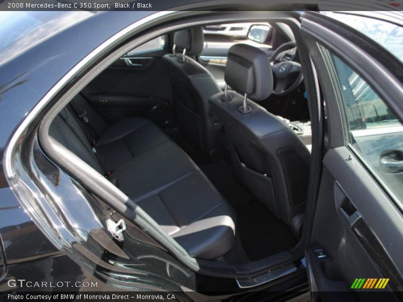 Black / Black 2008 Mercedes-Benz C 350 Sport