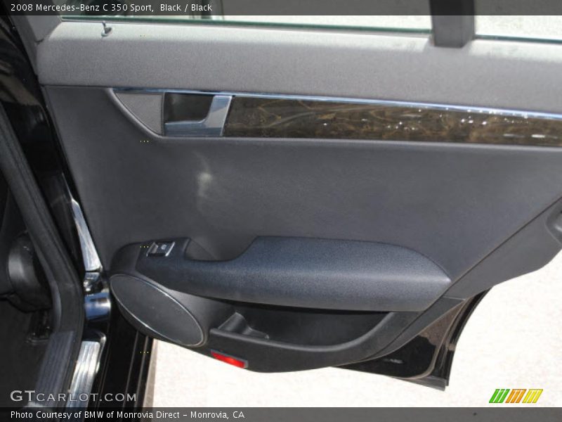 Black / Black 2008 Mercedes-Benz C 350 Sport