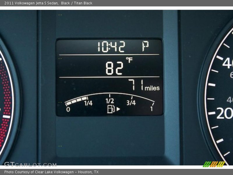Black / Titan Black 2011 Volkswagen Jetta S Sedan