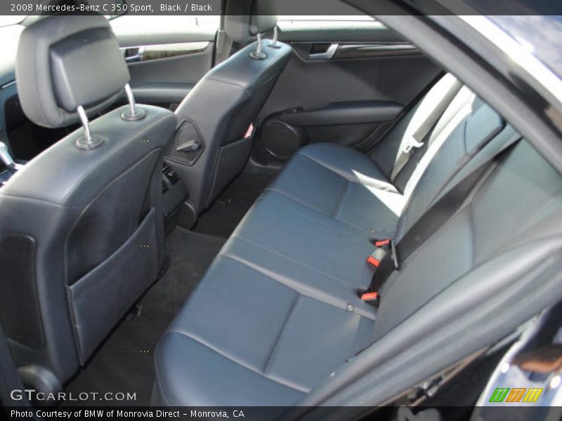Black / Black 2008 Mercedes-Benz C 350 Sport
