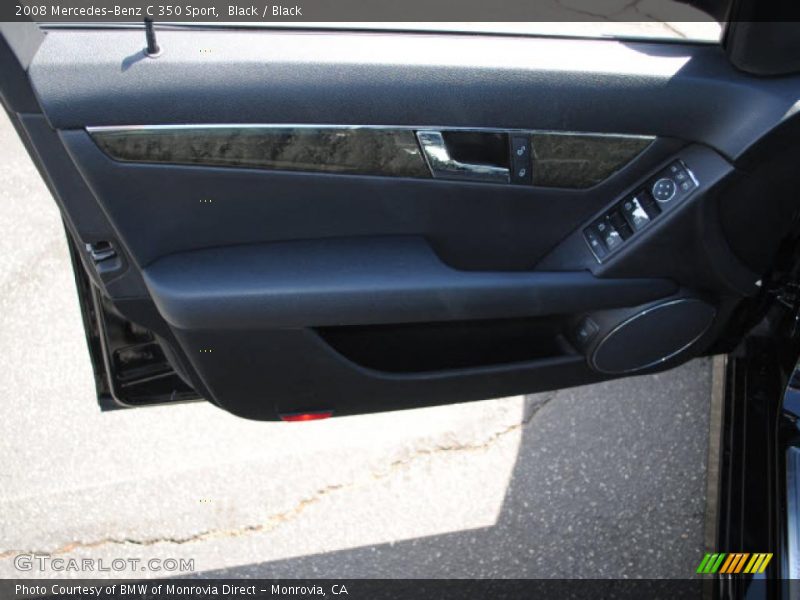 Black / Black 2008 Mercedes-Benz C 350 Sport