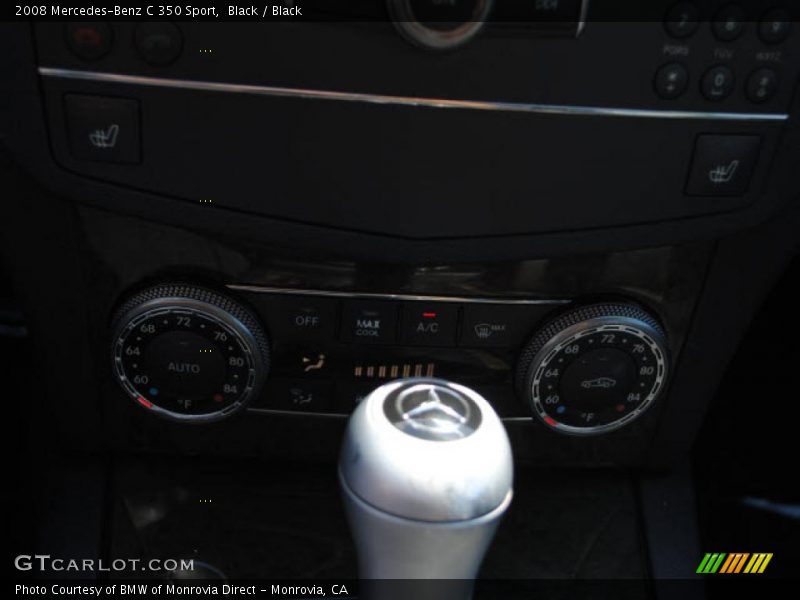 Black / Black 2008 Mercedes-Benz C 350 Sport