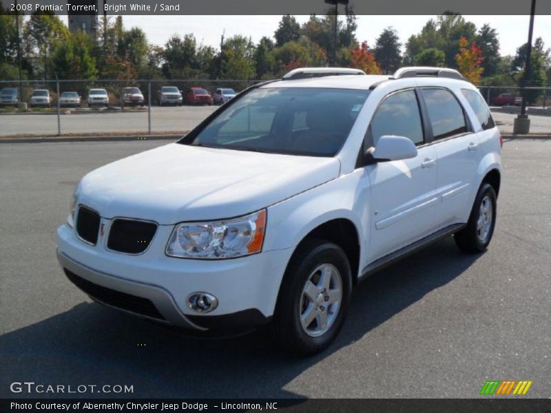 Bright White / Sand 2008 Pontiac Torrent