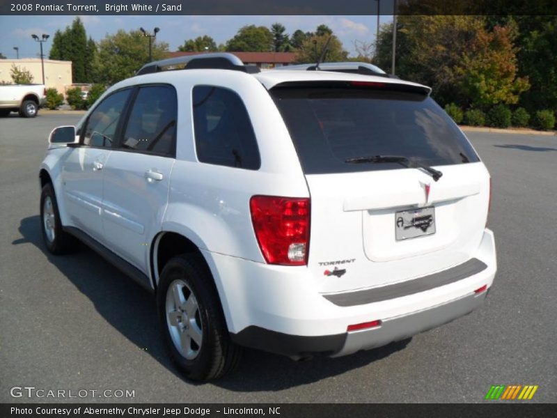 Bright White / Sand 2008 Pontiac Torrent