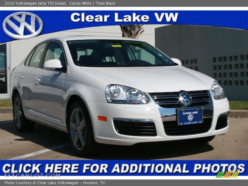 Candy White / Titan Black 2010 Volkswagen Jetta TDI Sedan