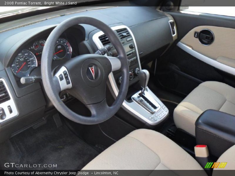 Bright White / Sand 2008 Pontiac Torrent