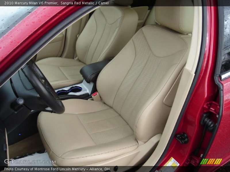 Sangria Red Metallic / Camel 2010 Mercury Milan V6 Premier