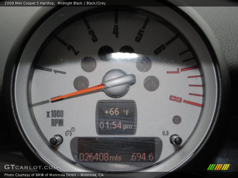 Midnight Black / Black/Grey 2009 Mini Cooper S Hardtop