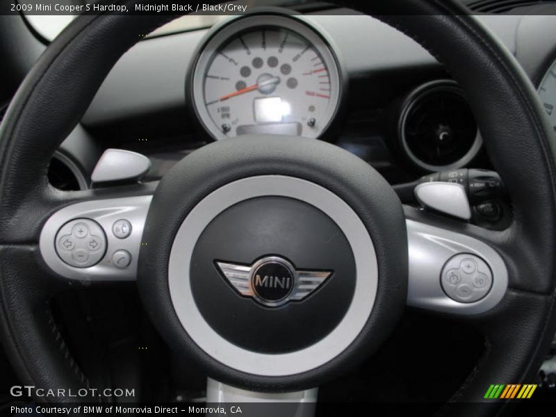 Midnight Black / Black/Grey 2009 Mini Cooper S Hardtop