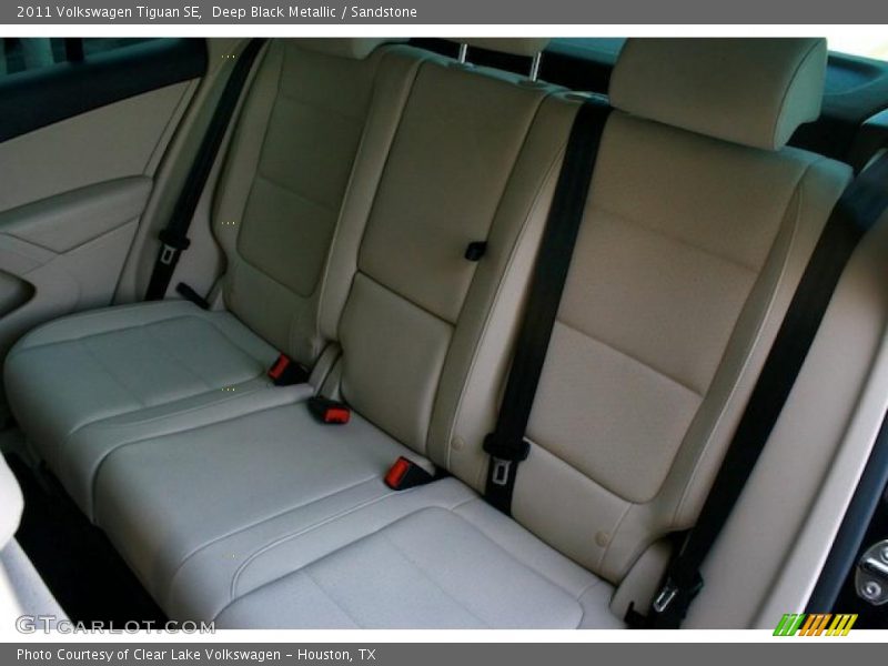 Deep Black Metallic / Sandstone 2011 Volkswagen Tiguan SE
