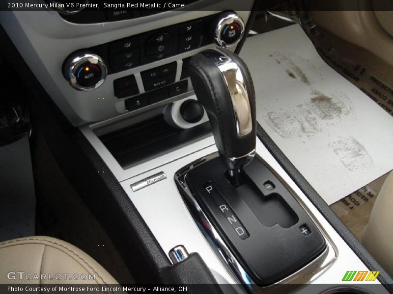 Sangria Red Metallic / Camel 2010 Mercury Milan V6 Premier