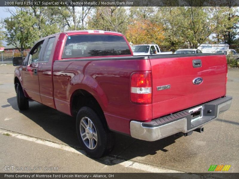 Redfire Metallic / Medium/Dark Flint 2008 Ford F150 XLT SuperCab 4x4