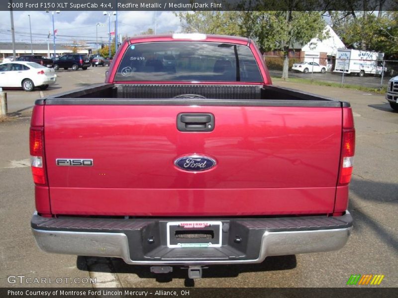 Redfire Metallic / Medium/Dark Flint 2008 Ford F150 XLT SuperCab 4x4