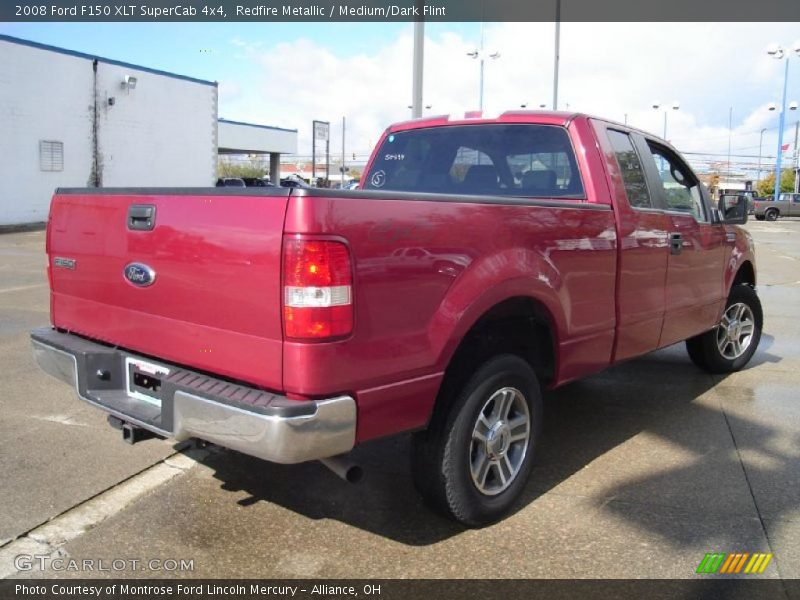 Redfire Metallic / Medium/Dark Flint 2008 Ford F150 XLT SuperCab 4x4